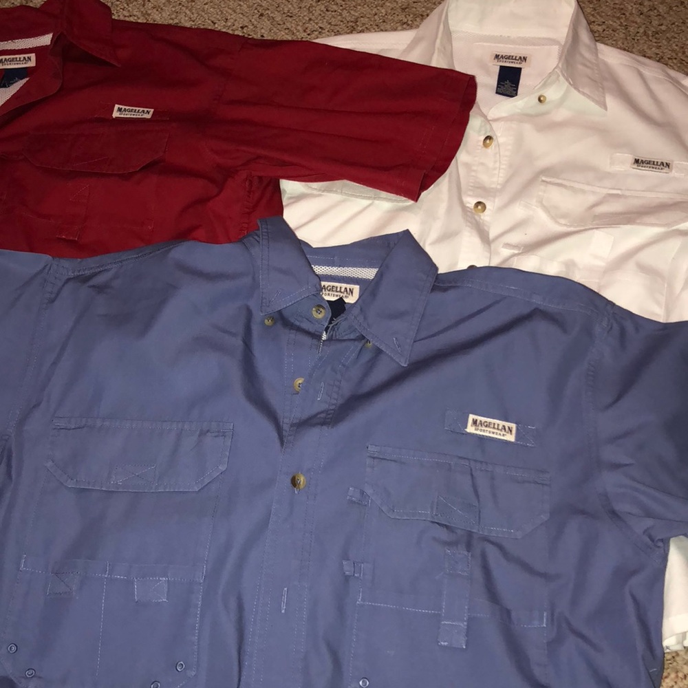 Bundle of Men’s Magellan short sleeve size large